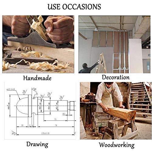 DUEBEL Combination Square 12” Horizontal Square Stainless Steel Multi-Function Carpentry Squares Right 90 Degree Angle Ruler Woodworking Square - WoodArtSupply