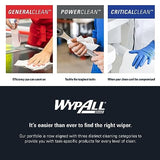 WypAll GeneralClean X60 Multi-Task Cleaning Cloths (34790), Pop-Up Box, Strong and Absorbent Towels, White (118 Sheets/Box, 10 Boxes/Case, 1,180 Wypall