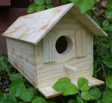 Wood Bird House Kit Complete with Nails HAMMOND TOYS