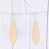 20pcs Surfboard Shape Unfinished Wood Cutouts DIY Crafts Blank Surfboards Wooden Ornaments for Summer Beach Hawaii Luau Party Decoration JANOU