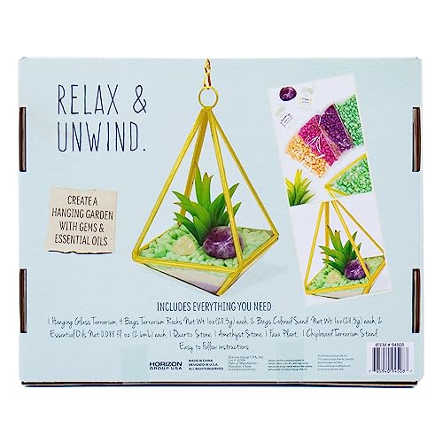 STMT D.I.Y. Crystal Terrarium, Terrarium Kit, DIY Terrarium Kit, Kids Terrarium Kit, Craft Kit, Terrarium Kit for Kids, Arts and Crafts for Kids, STMT