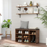 DINZI LVJ Long Wall Shelves, 39.4Inch Wall Mounted Shelves Set of 2, Extra Large Wall Storage Ledges with Sturdy Metal Brackets for Living Room, DINZI LVJ