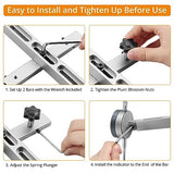 Neoteck 0-1'' Digital Dial Indicator Table Saw Gauge with 3.2inch Long Anodized Aluminum Bar for Aligning and Calibrating Work Shop Machinery Table Neoteck