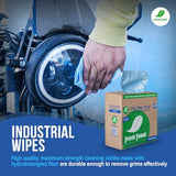 Fresh Towel Pop Up Box of Medium Duty Cleaning Cloths - Disposable Blue Shop Towels, (1 Pop Up Box of 160 Sheets) - 9 x 16.5 inches Cloth Size Fresh Towel, Inc.