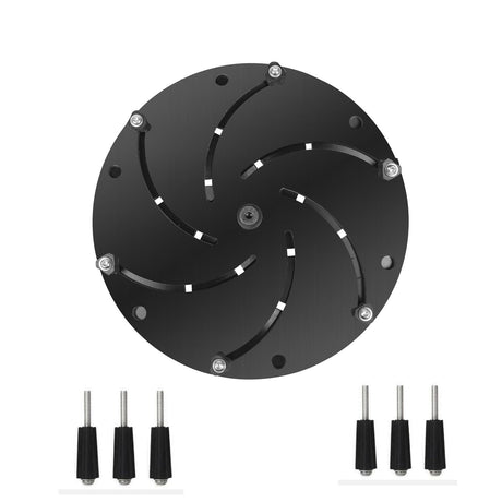 CNCTOPBAOS 12" 12 Inch Woodworking Lathe Chuck Self-Centering Centrifugal,300mm M33*3.5 Thread Longworth Chuck,Aluminum Alloy Wood Rotary Lathe Chuck CNCTOPBAOS