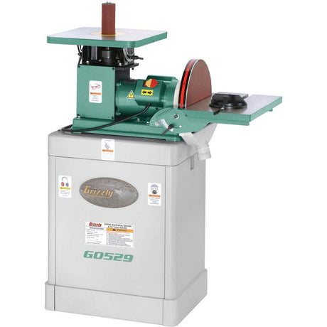 Grizzly Industrial G0529-1 HP Oscillating Spindle / 12" Disc Sander Grizzly Industrial