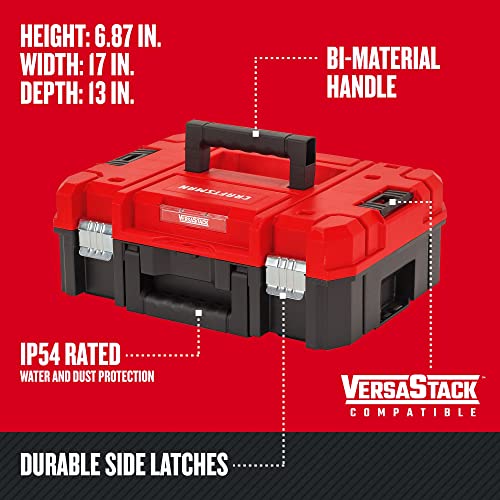 CRAFTSMAN VERSASTACK Tool Box, 17-inch, Stackable System (CMST17830) Craftsman
