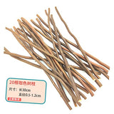 TEHAUX 40pcs Branch Tree Branch Decor Crafts with Twigs and Branches Exquisite DIY Wood Sticks Birch Tree Branches Birch Wood Sticks Delicate DIY TEHAUX