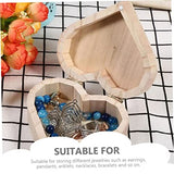 ABOOFAN 4pcs Earrings Coin Case Jewelry Organizer Tray Engagement Ring Bracelets Storage Boxes Ring Chest Organizer Decorative Jewelry Case Ring Case ABOOFAN