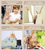 Puzzled 3D Puzzle St. Petersburg Church Wood Craft Construction Model Kit, Educational DIY Wooden Toy Assemble Model Unfinished Crafting Hobby Puzzle Puzzled