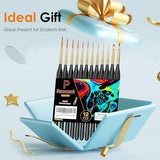 Detail Paint Brushes Set, 12PC Miniature Brushes for Fine Detailing & Art Painting, Small Tiny Paint Brush Perfect for Acrylic, Citadel, Paint by pacocoast