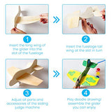 OLYCRAFT 4 Packs Drawing Wooden Sailboats & Airplanes DIY Wood Boat Wood Plane Models Unfinished Wood Models for Handmade DIY Crafts and Birthday OLYCRAFT