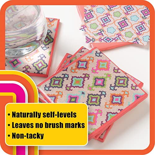 Mod Podge Ultra Satin Glue, 4 fl oz Premium Acrylic Sealer, Perfect for Easy to Apply DIY Arts and Crafts, CS25380, Clear Mod Podge