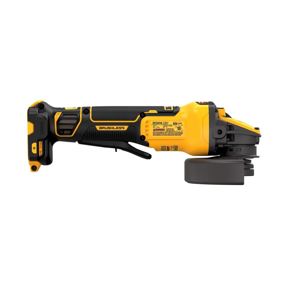 DEWALT FLEXVOLT ADVANTAGE 20V MAX* Angle Grinder, Paddle Switch, 4-1/2-Inch to 5-Inch, Tool Only (DCG416B) - WoodArtSupply