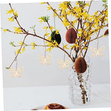 ABOOFAN 50 Sets Household Wood Crafts Party Supplies Spring Unfinished predrilled Listing Ornaments Wooden Pieces Spring Ornaments Christmas Tree ABOOFAN