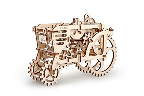UGEARS Models 3-D Wooden Puzzle - Mechanical Tractor HQ Kites and Designs