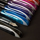 Zebra Fuente - Disposable Fountain Pen - Black, Blue, Red, Green, & Violet Ink - Pack of 5 Zebra Pen