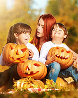 Greatever Halloween Pumpkin Carving Kit,Professional and Heavy Duty Stainless Steel Tools,Pumpkin Carving Set with Carrying Case(7pcs) Greatever