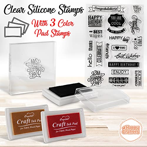 Card Making Kits For Adults And Kids- 24 Blank Greeting Cards And Envelopes With Supplies And Stamp Set- Giftable DIY Greeting Card Set- Happy Aunt Kaylee's