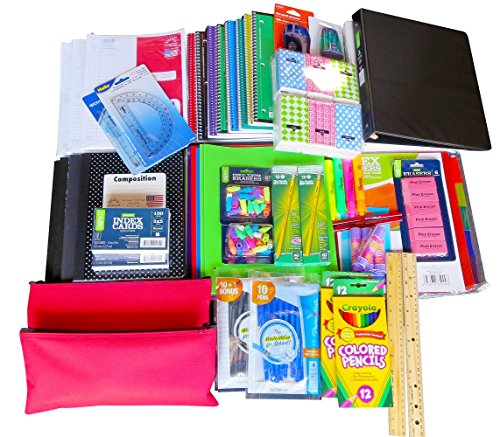 Mega Bulk Back to School Supply Bundle Kit Over 70 + Items Crayola