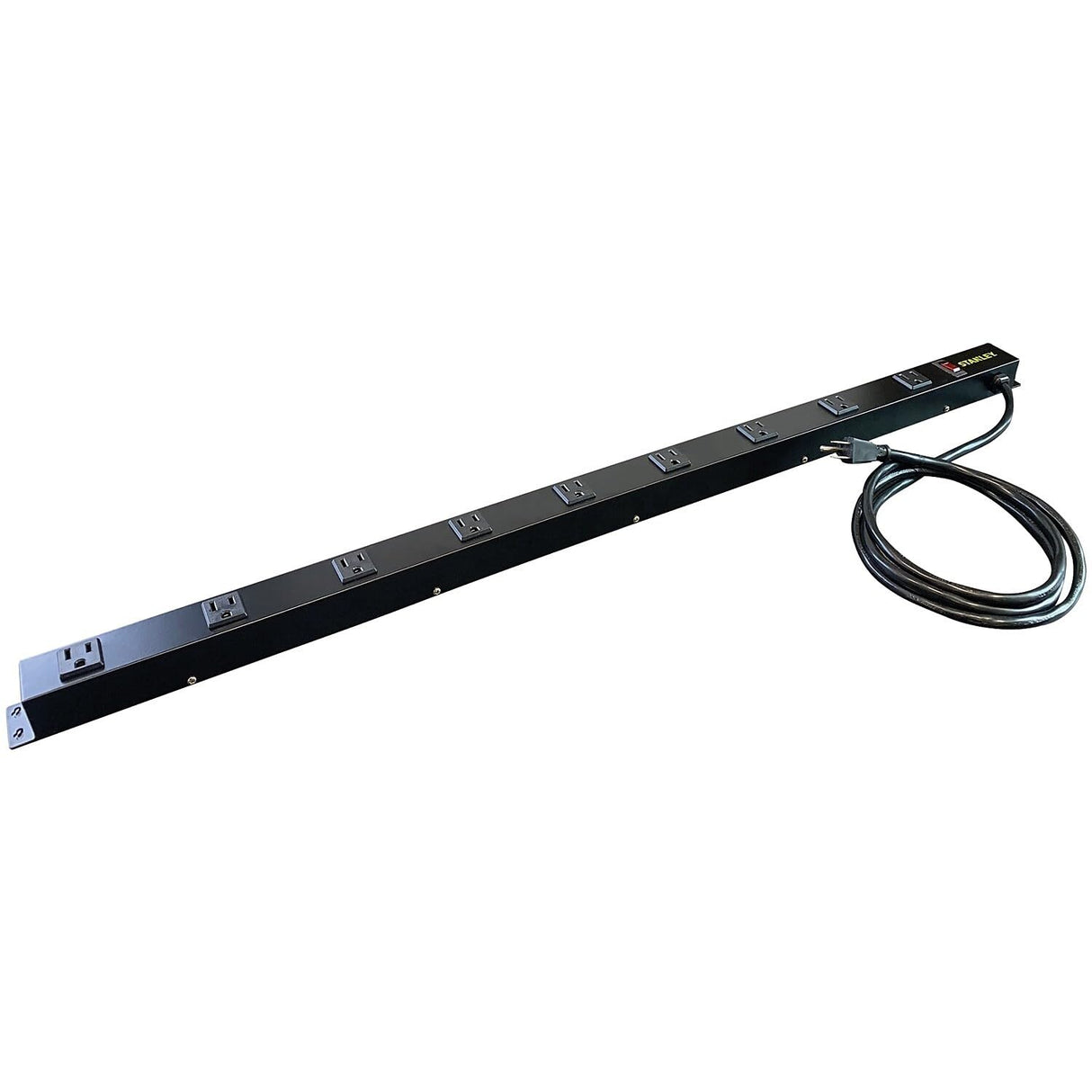 Stanley 31610 SurgeMax Pro 9 Outlet Metal Surge Protector, Black, 6 ft Stanley