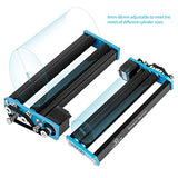 Comgrow Laser Rotary Roller, Laser Engraver Aluminum Y-axis Rotary Roller Engraving Module for Engraving Cylindrical Objects Cans, with 8mm-86mm Comgrow