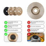 Angle Grinder Wood Carving Disc Set 5 Pack for 4" or 4 1/2" Angle Grinder with 5/8" Arbor, Angle Grinder Attachments, Wood Working Tools and FULLIKES