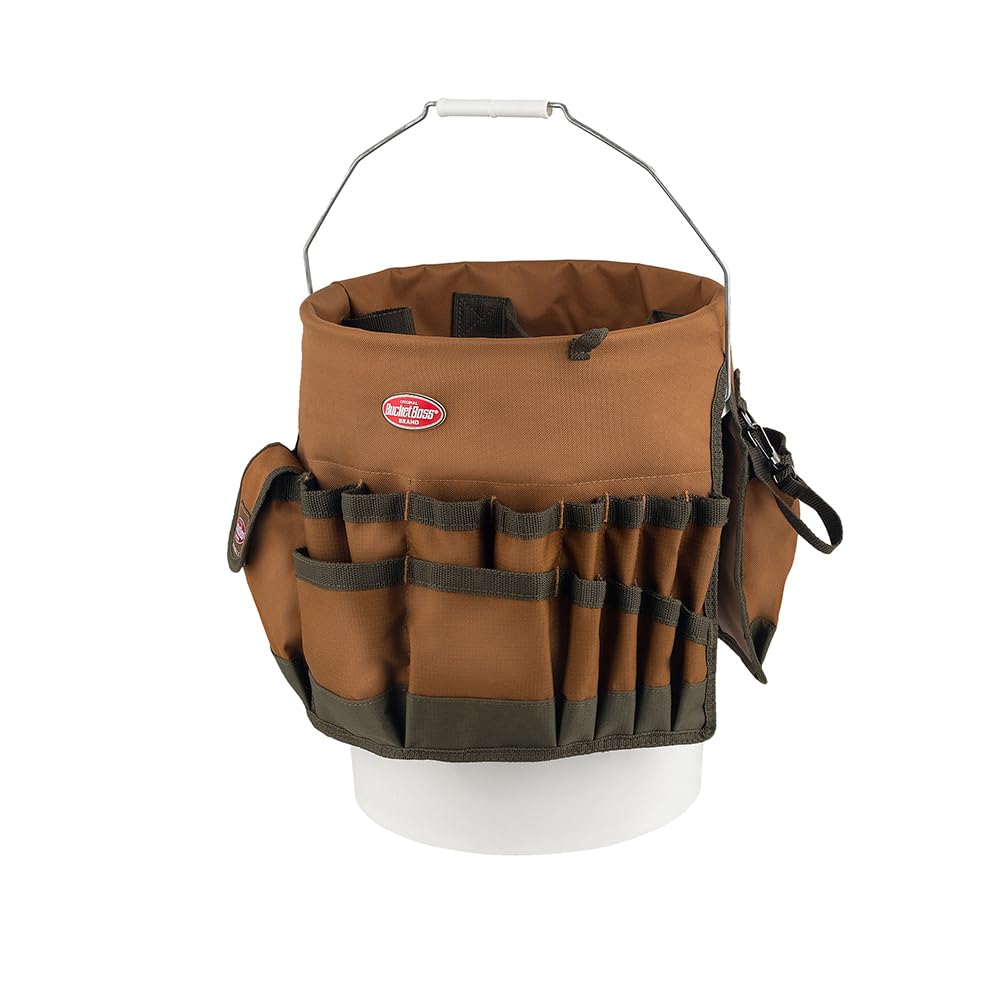 Bucket Boss The Bucketeer Bucket Tool Organizer in Brown, 10030 Bucket Boss