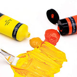 Artecho Professional Acrylic Paint Set, 8 Primary Colors (120ml / 4.05oz) Tubes, Art Craft Paints for Canvas, Rock, Stone, Wood, Fabric, Art Supplies Artecho