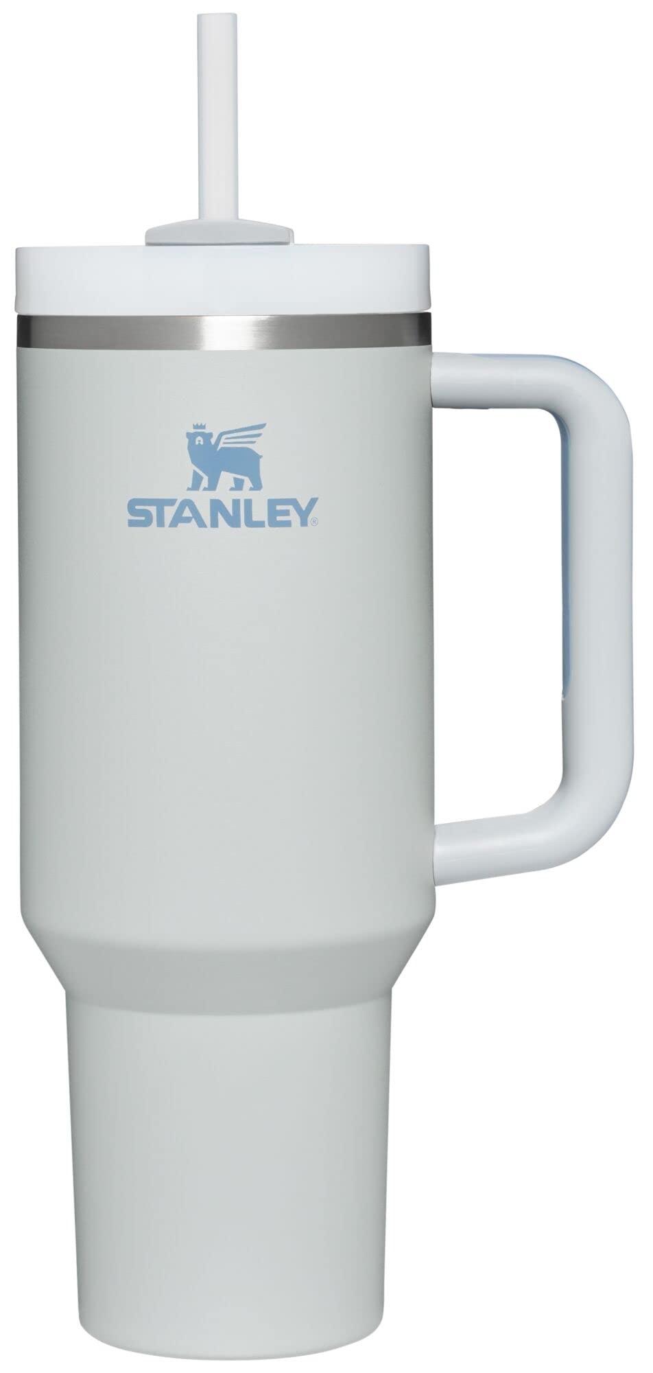 Stanley Quencher H2.0 FlowState Stainless Steel Vacuum Insulated Tumbler with Lid and Straw for Water, Iced Tea or Coffee, Smoothie and More, Fog, 40 - WoodArtSupply