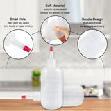 seewavom 10 Pack 4 Ounce Plastic Squeeze Bottles With Caps Plastic Small Dispensing Bottles Crafts, Art, Glue, Kitchen seewavom