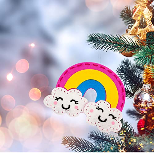 Cymbana Kids Sewing Kit Make Your Own Creative Felt Plush Animals Toy Craft Art Set for Beginners, Girls Gifts for Children 6+ Cymbana