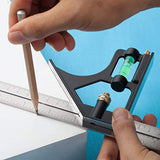 Mr. Pen- Combination Square, 12" Combo Square, Carpentry Tools, Carpenter Square, Woodworking Tools,Framing Square, T Square, T Ruler, Combination Mr. Pen