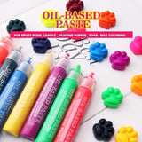 DIYcraft Epoxy Resin Color Pigment Oil-Based Paste Pigment, 20 Colors Highly Pigmented Paste use for Epoxy Resin, Candle, Silicone Rubber, Soap, Wax DIYcraft