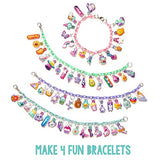 Craft-tastic DIY Glow in The Dark Charm Bracelets – Design 4 Customizable Bracelets with 120+ Easy-to-Make Puffy Sticker Charms – Creative Arts & Craft-tastic