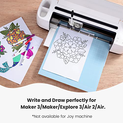 ANDOLAB Fine Point Pens for Cricut Maker 3/Maker/Explore 3/Air 2/Air, 0.4 Tip Ultimate Fine Point Pens Set of 30 Pack Supplies Tools Accessories ANDOLAB