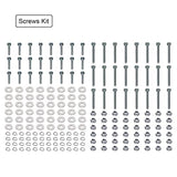 vikofan 8 Pcs Workbench Bracket Kit Sturdy Steel Angle Brackets Multi-Angle Joint Fastener Shelf Fit for Desk Edge & Box & Wood Beam with Screws vikofan