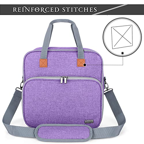 LUXJA Carrying Case Compatible with Cricut Easy Press (9 inches x 9 inches), Tote Bag Compatible with Cricut Easy Press and Supplies (Bag Only, LUXJA