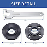 7PCS Angle Grinder Nut Angle Grinder Wrench Kit 5/8-11 Flange Metal Lock Nut for Compatible with Dewalt Milwaukee Makita193465-4 Metabo Bosch Ryobi Fyjbnh