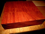 Parahita Store - 1 Pcs 8" X 8" X 3" Thick Kiln Dried Exotic Bubinga Bowl Blanks Lumber Lathe Wood - Premium Quality Wood - Wood Working - Unfinished Parahita Store