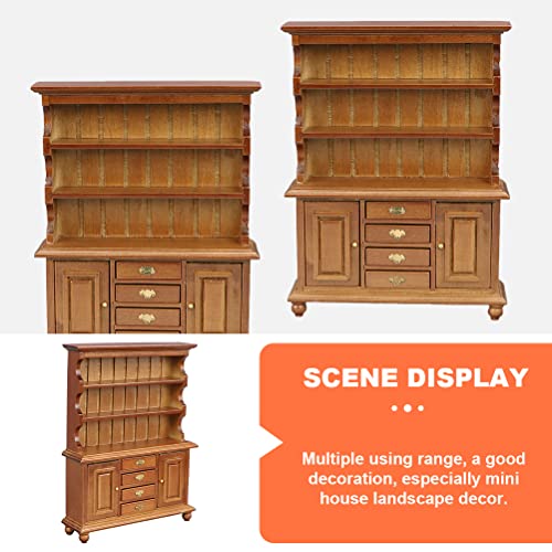 Cabilock Old Cabinet Model Wooden Furniture Mini Furniture Model Toy Japanese Decor Home Goods Home Decor Miniture Decoration Wood Decor Wood Cabilock