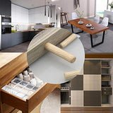 smseace 400PCS Straight Groove Wooden Dowel Pins with Tapered End with Bevel Angle, 1/4 "5/16" 3/8 "(6mm, 8mm, 10mm) Wooden Dowel Pins, Used for smseace