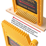 BI-DTOOL Featherboards, Adjustable Woodworking Safety Device Feather-Loc for Table Saws Band Saws Router Tables Fences Woodworking Tools, 6.3 Inch BI-DTOOL