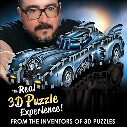 Wrebbit3D Batmobile 3D Puzzle for Teens and Adults | 255 Real Jigsaw Puzzle Pieces with Foam Backing Technology | Not Just an Ordinary Model Kit for WREBBIT3D