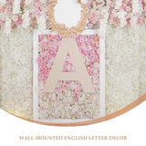 VOSAREA 2pcs Decor Unfinished Letters Cutouts DIY Sign Unfinished Wooden Letter Blank Craft Wooden Letters Wooden Craft Letter Sign Wooden Product VOSAREA