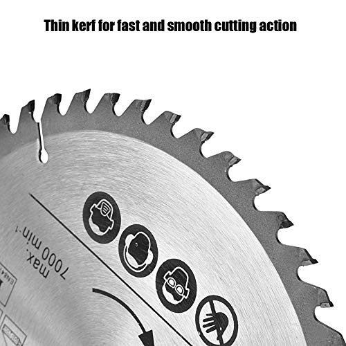 3pcs Circular Saw Blade, 8inch Table Saw Blade Miter Saw Blade 24T 48T 60T TCT Saw Blade Disc 30mm 1.18inch Bore with 7000 RPM Zerone