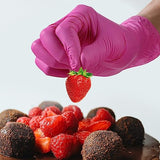 SwiftGrip Powder-Free Nitrile Gloves, Medium, 50ct Box - 3-mil, Disposable, Latex-Free, for Kitchen, Cleaning, Estheticians, Hair Stylist - SwiftGrip