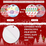 Duufin 120 Pcs Round Sublimation Earring Blanks with Earring Hooks and Jump Rings Heat Transfer Earring Blanks Unfinished MDF Round Earring Blanks Duufin