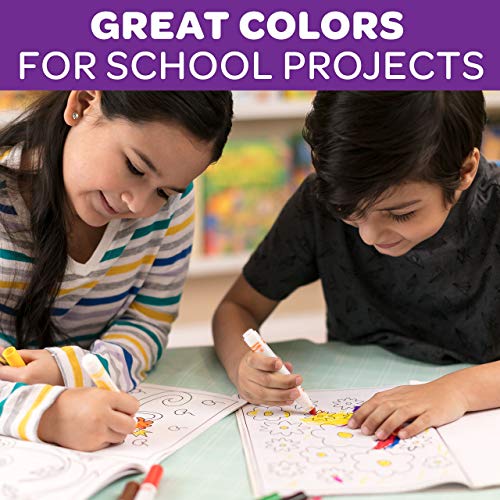 Crayola Broad Line Markers Bulk, 12 Marker Packs with 10 Colors Crayola