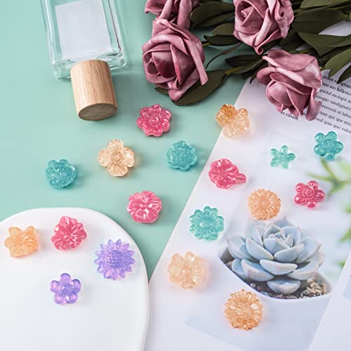 OIIKI 3PCS 3D Flower Resin Silicone Molds, Daisy Sunflower Flower Resin Casting Molds, DIY Resin Pendant Molds for Jewelry Making Necklace, Earrings, OIIKI